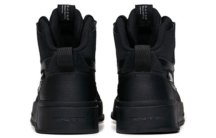 ANTA Mid Top Skateboarding Shoes 'Black' 912138011-5 sold by KicksCrew product image thumbnail 4