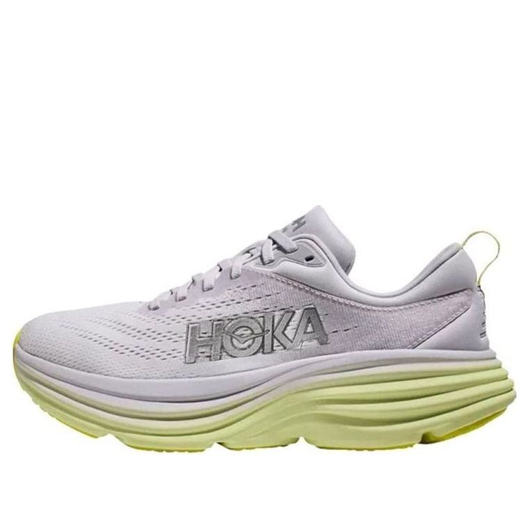 (WMNS) Hoka One One Bondi 8 'Nimbus Cloud Luminary Green' 1127952-NCLG sold by KicksCrew