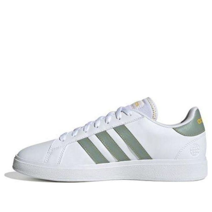 adidas neo Grand Court Base 2.0 'White Green' ID4456 sold by KicksCrew