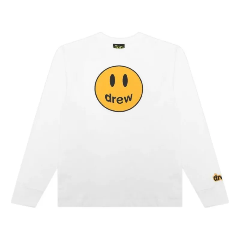 Drew House Mascot Long Sleeve T-shirt 'White' DR-SS20-312 sold by KicksCrew