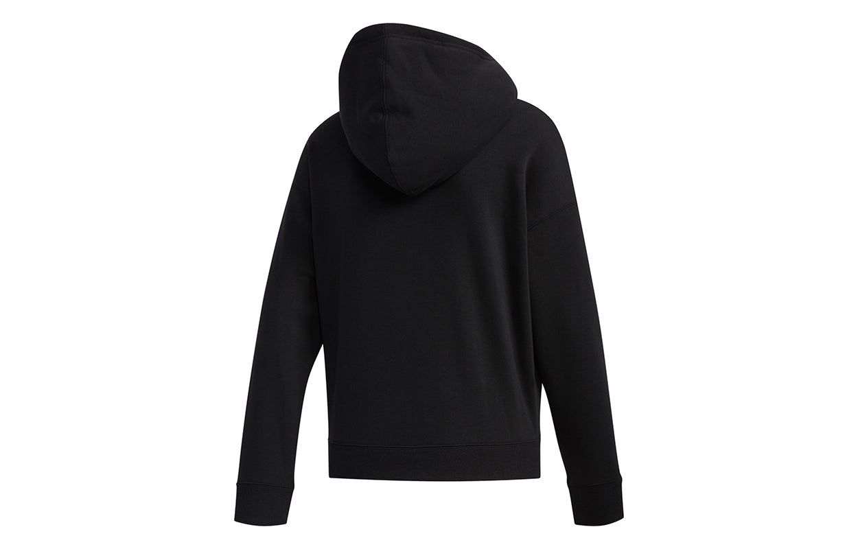 (WMNS) Adidas Neo Faves Hoodies 'Black' GD9893 sold by KicksCrew product image thumbnail 2