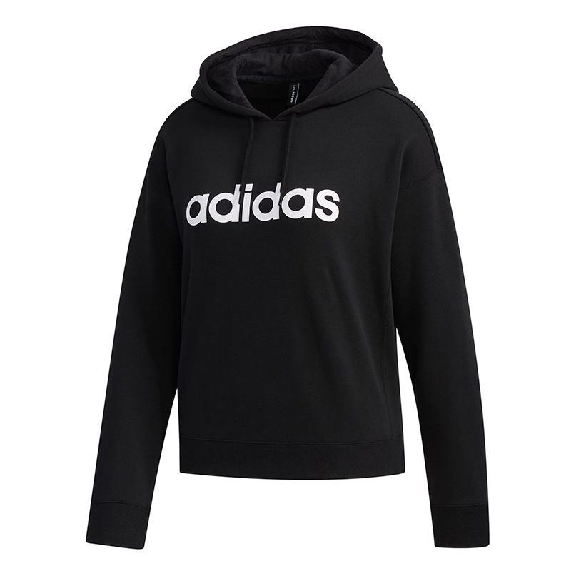 (WMNS) Adidas Neo Faves Hoodies 'Black' GD9893 sold by KicksCrew