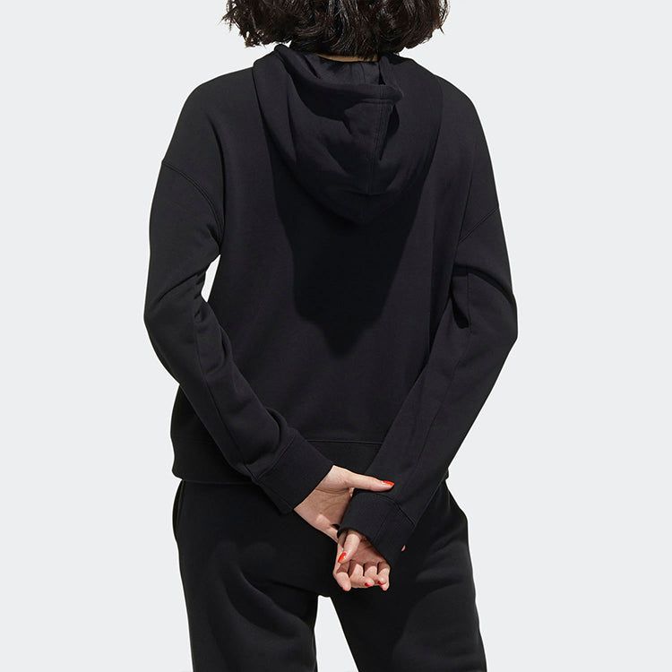 (WMNS) Adidas Neo Faves Hoodies 'Black' GD9893 sold by KicksCrew product image thumbnail 4