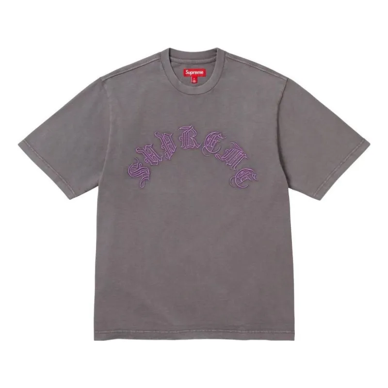 Supreme FW23 Week2 Old English T-shirt 'Grey' SUP-FW23-061 sold by KicksCrew