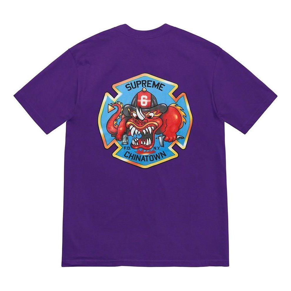Supreme Winter T-Shirt 'Purple Blue Red' SUP-FW22-809 sold by KicksCrew product image thumbnail 2