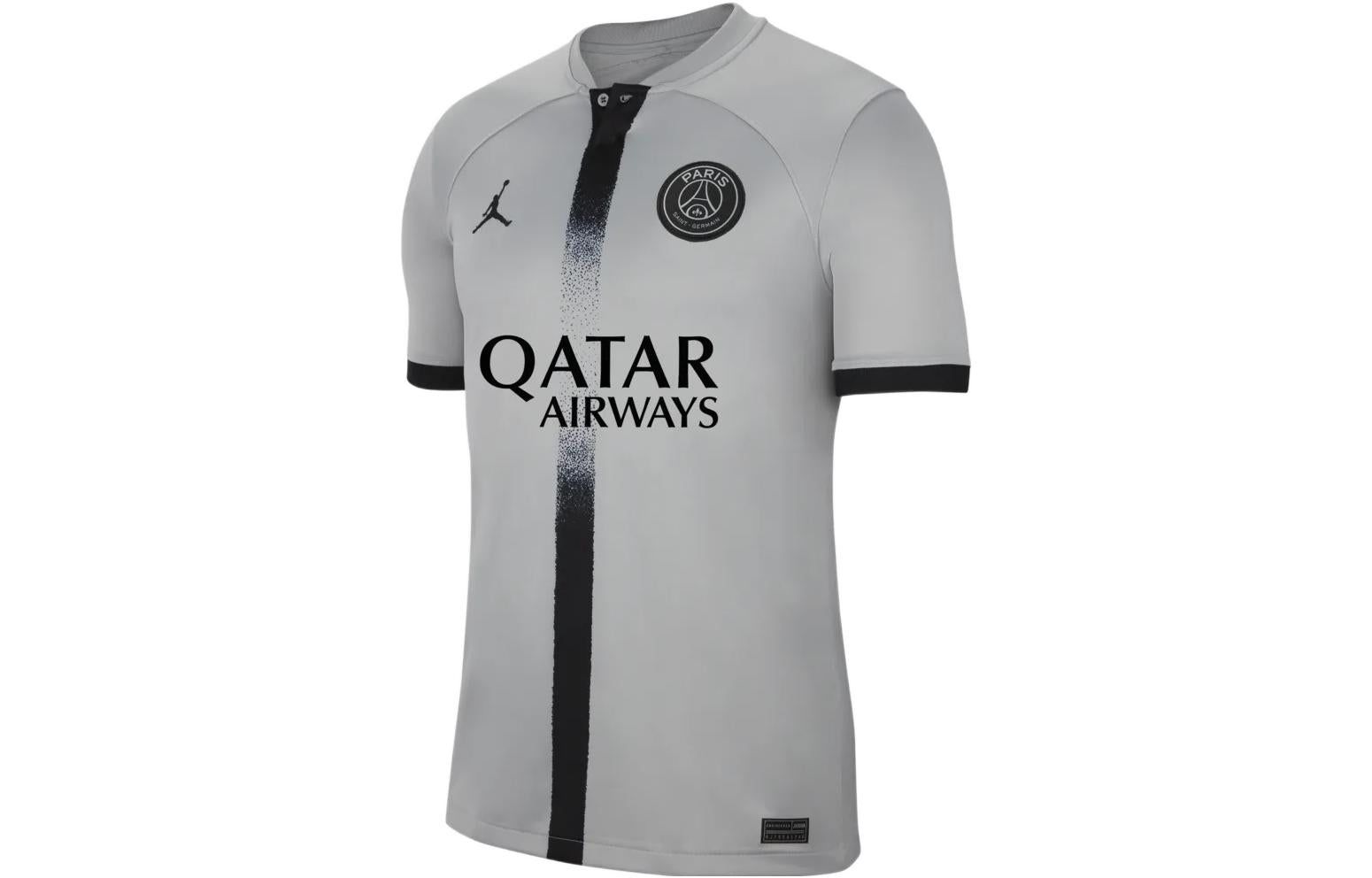 Air Jordan Paris Saint-German Away Jersey 'Grey' DJ7682-078 sold by KicksCrew product image thumbnail 2