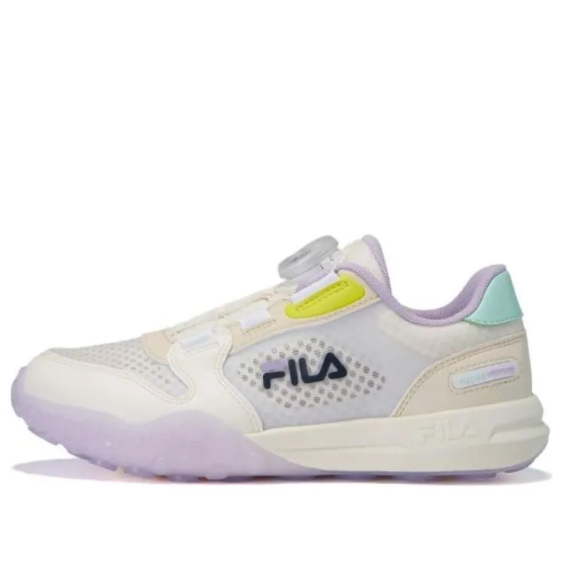 (GS) FILA Athletics Running Sneakers 'White Lilac' K15G321106FGP sold by KicksCrew
