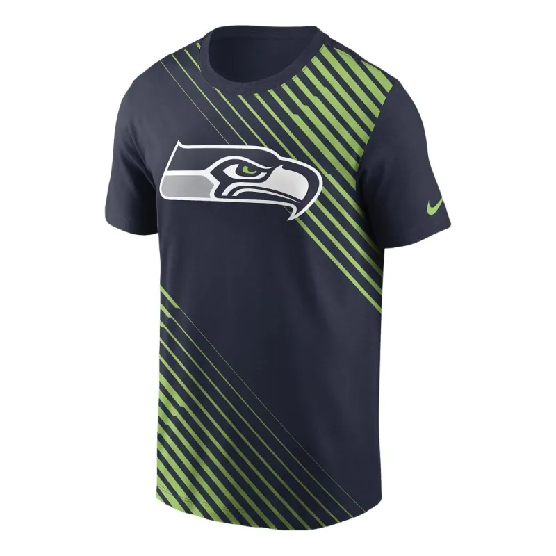 Nike Yard Line NFL Seattle Seahawks T-shirt 'Navy' NKGW41S78-079 sold by KicksCrew