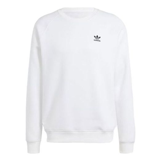 adidas Trefoil Essentials Crewneck 'White' IM4531 sold by KicksCrew
