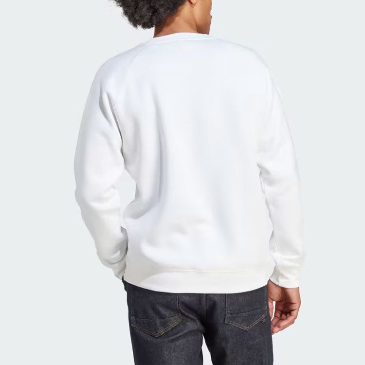 adidas Trefoil Essentials Crewneck 'White' IM4531 sold by KicksCrew product image thumbnail 3