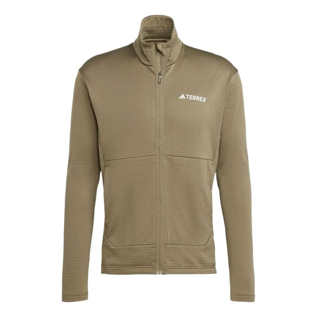 adidas Terrex Multi Light Fleece Full Zip Jacket 'Olive Green' IQ3742 sold by KicksCrew