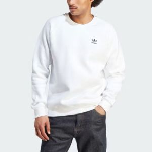 adidas Trefoil Essentials Crewneck 'White' IM4531 sold by KicksCrew