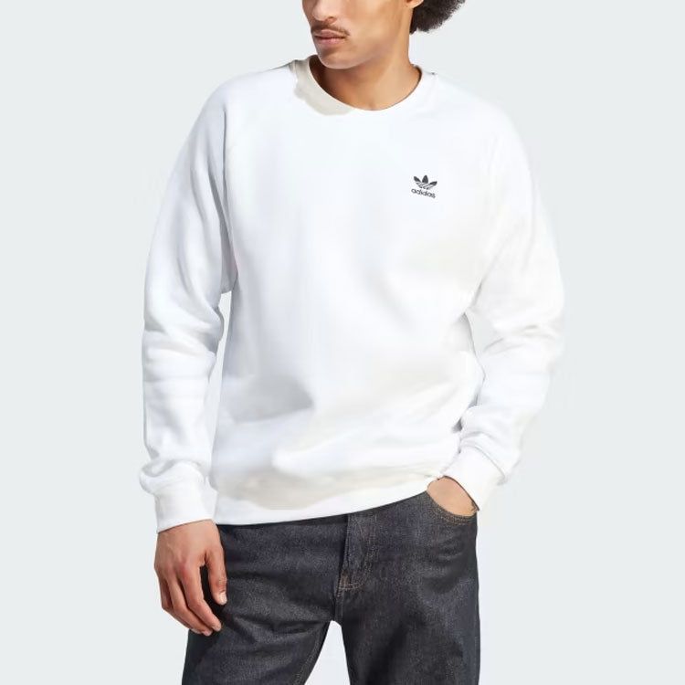adidas Trefoil Essentials Crewneck 'White' IM4531 sold by KicksCrew product image thumbnail 2