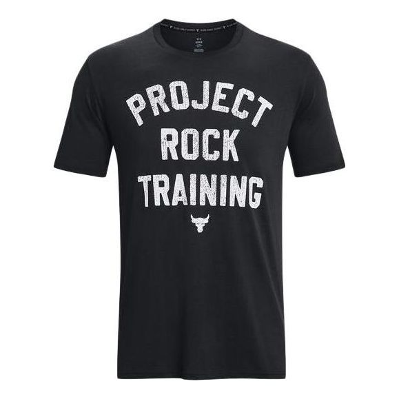 Under Armour Project Rock Training T-Shirt 'Black' 1376891-001