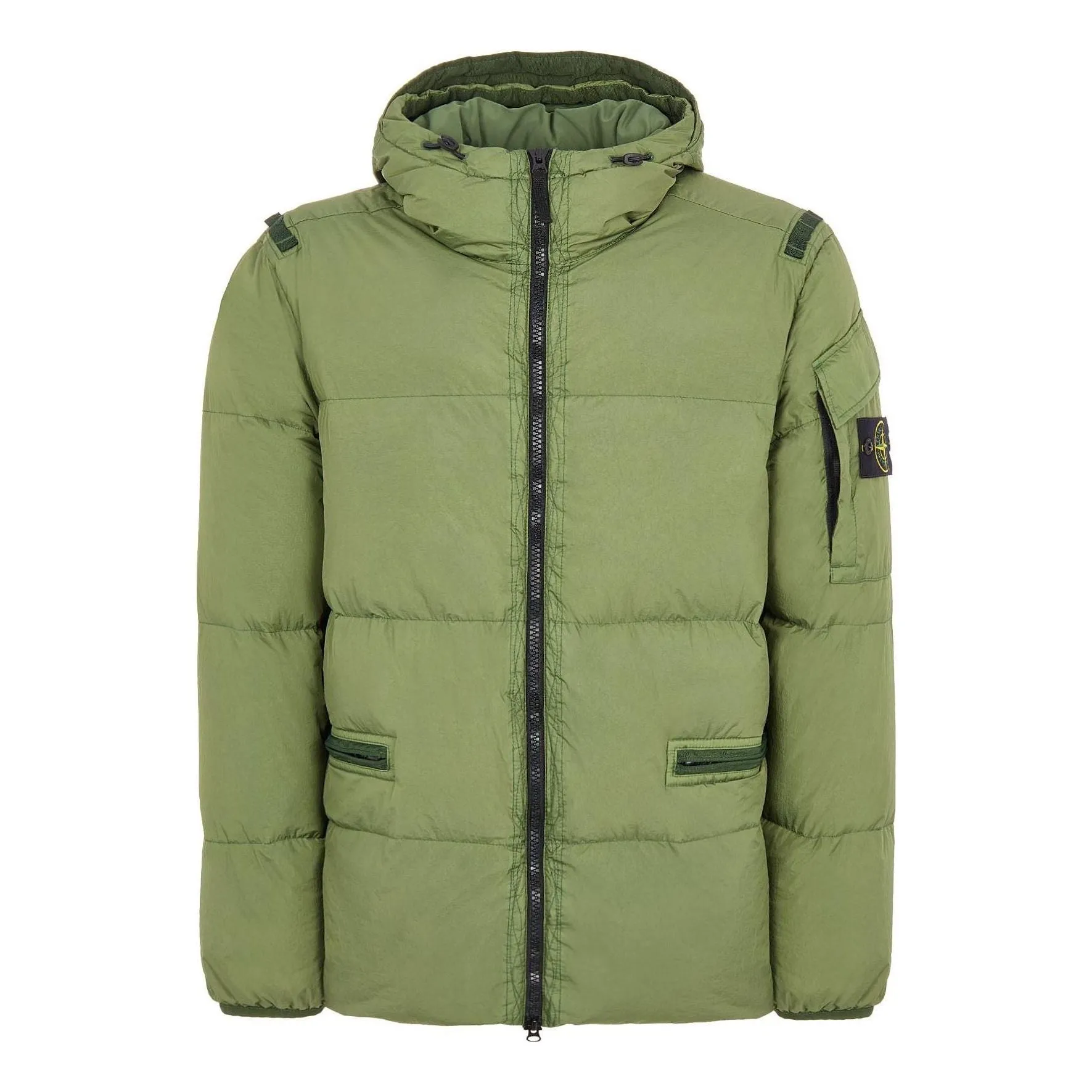 STONE ISLAND Crinkle Reps Down Jacket 'Green' 771540223-V0058 sold by KicksCrew