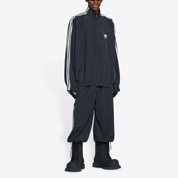 Balenciaga x adidas Tracksuit Jacket 'Black' 712280TNQ221000 sold by KicksCrew product image thumbnail 3