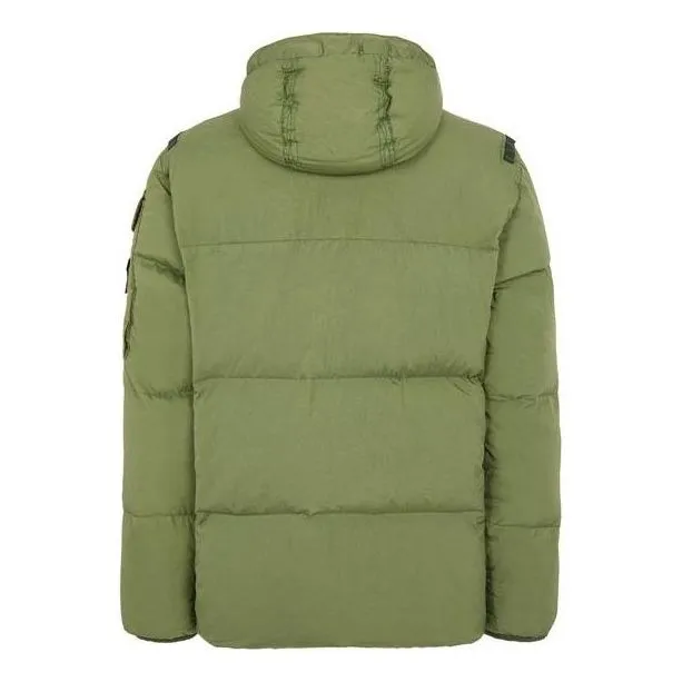 STONE ISLAND Crinkle Reps Down Jacket 'Green' 771540223-V0058 sold by KicksCrew product image thumbnail 2