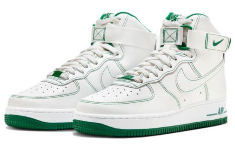 (WMNS) Nike Air Force 1 High 'White Green' DV1138-101 sold by KicksCrew