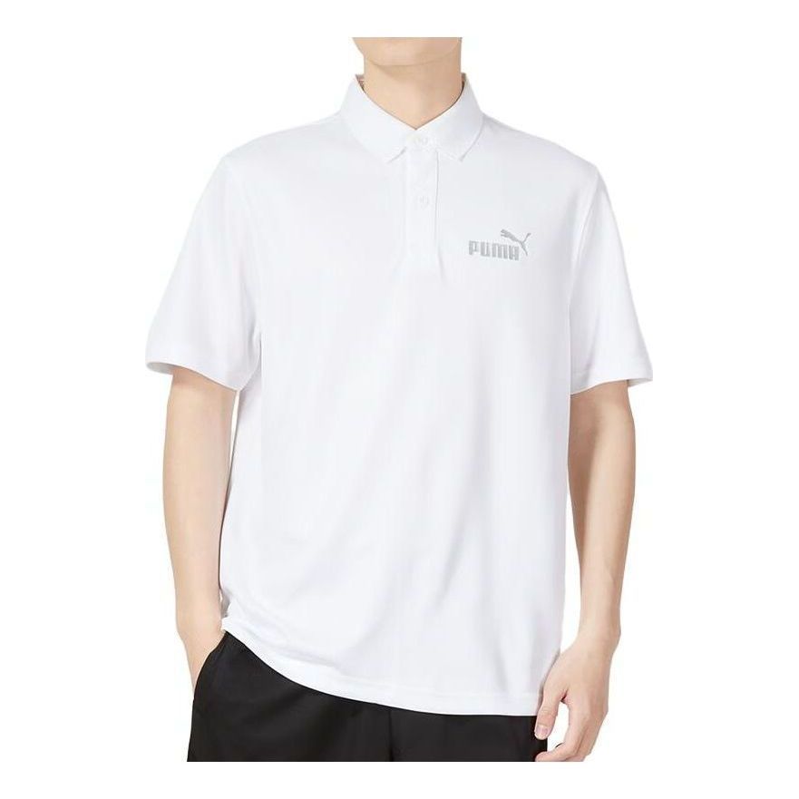 PUMA Essentials Polo Shirt 'White' 671927-02 sold by KicksCrew