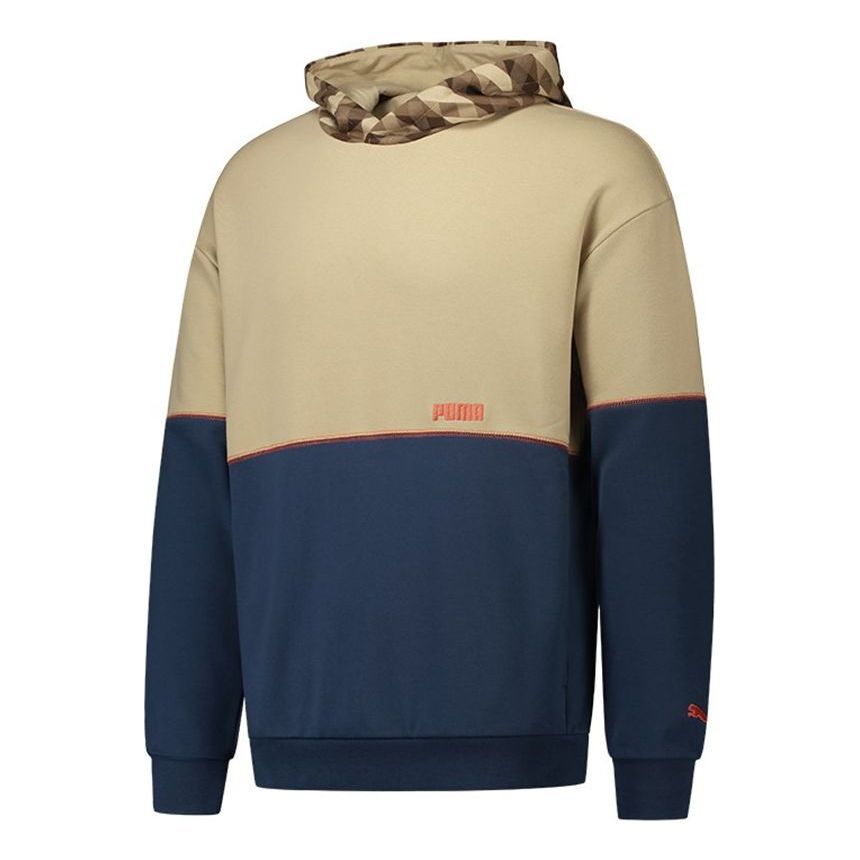 Puma Kontrast Hoodie 'Tan Blue' 531309-97 sold by KicksCrew