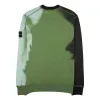 STONE ISLAND Crewneck Sweatshirt 'Olive' 771563045-V0058 sold by KicksCrew