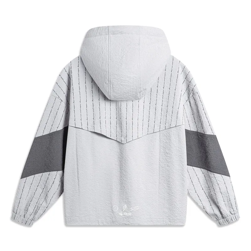 Li-Ning Way Of Wade Graphic Windbreaker 'Grey White' AFDU399-6 sold by KicksCrew product image thumbnail 2