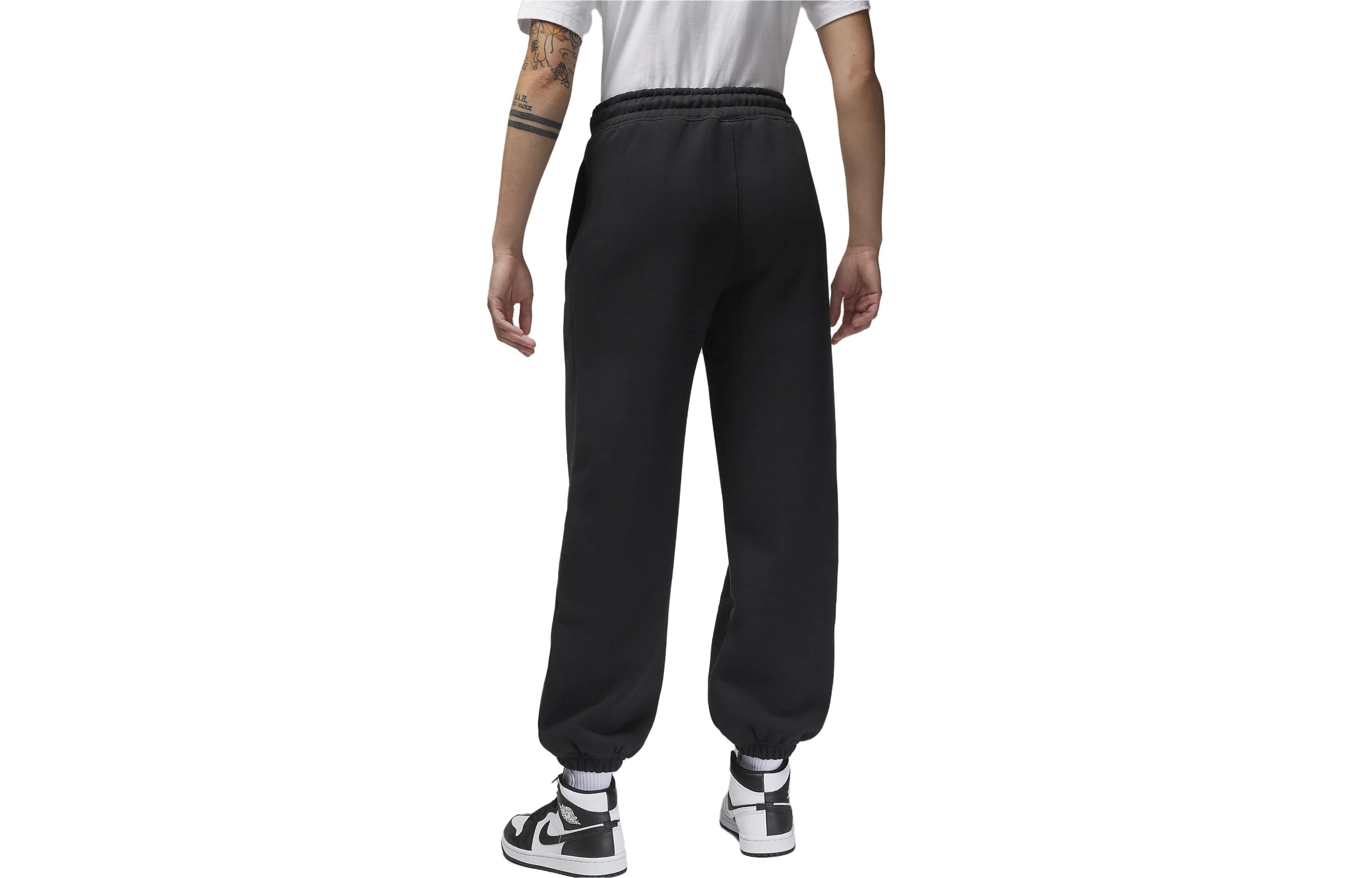 (WMNS) Air Jordan Flight Fleece Pants 'Black' FB5113-010 sold by KicksCrew product image thumbnail 3