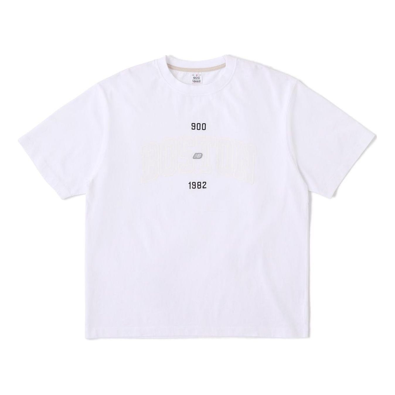 New Balance 900 Boston Logo Print T-shirt 'White' AMT35149-WT sold by KicksCrew