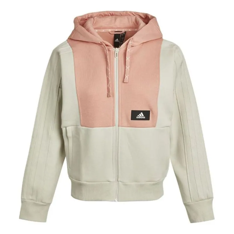 (WMNS) adidas STR Knitted Jacket 'Pink White' GP0691 sold by KicksCrew