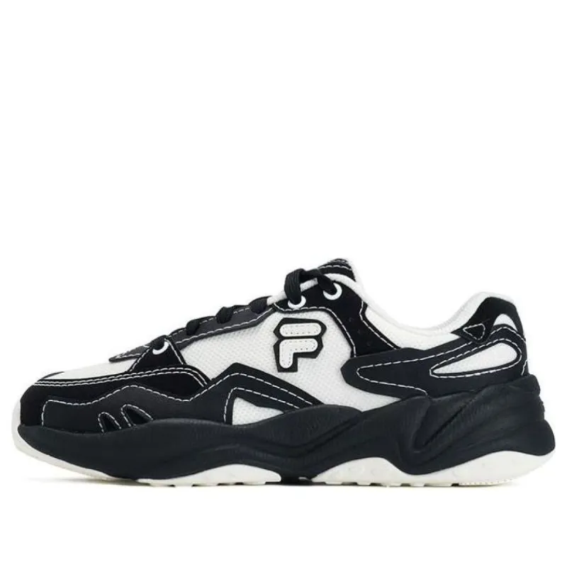 (WMNS) FILA FUSION FLASH Sneakers 'Black White' T12W331103FPB sold by KicksCrew