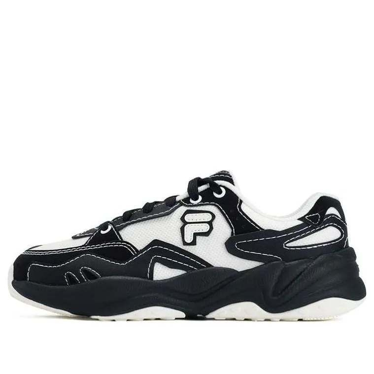 (WMNS) FILA FUSION FLASH Sneakers 'Black White' T12W331103FPB sold by KicksCrew