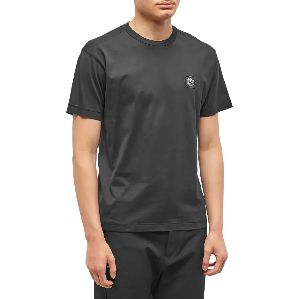 STONE ISLAND Plain Logo T-Shirt 'Black' 101524113-A0029 sold by KicksCrew product image thumbnail 3