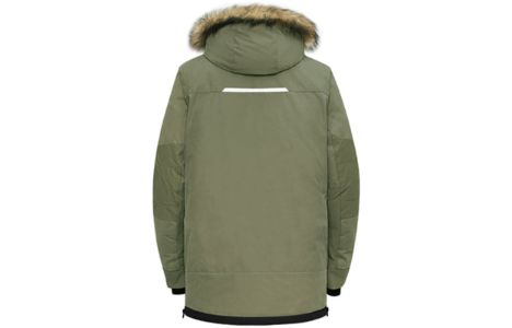 New Balance Warm Winter Down Parka 'Green Black' NP943051-KH sold by KicksCrew