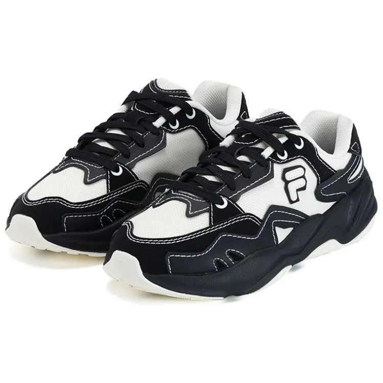 (WMNS) FILA FUSION FLASH Sneakers 'Black White' T12W331103FPB sold by KicksCrew product image thumbnail 2