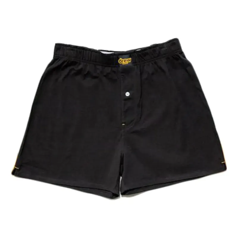 Drew House Basic Boxer Shorts 'Black' DR-SS21-12 sold by KicksCrew