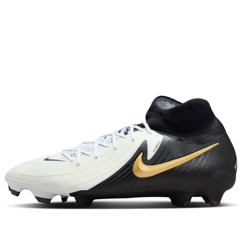 Nike Phantom Luna 2 Pro FG 'White Black Metallic Gold Coin' FJ2575-100 sold by KicksCrew