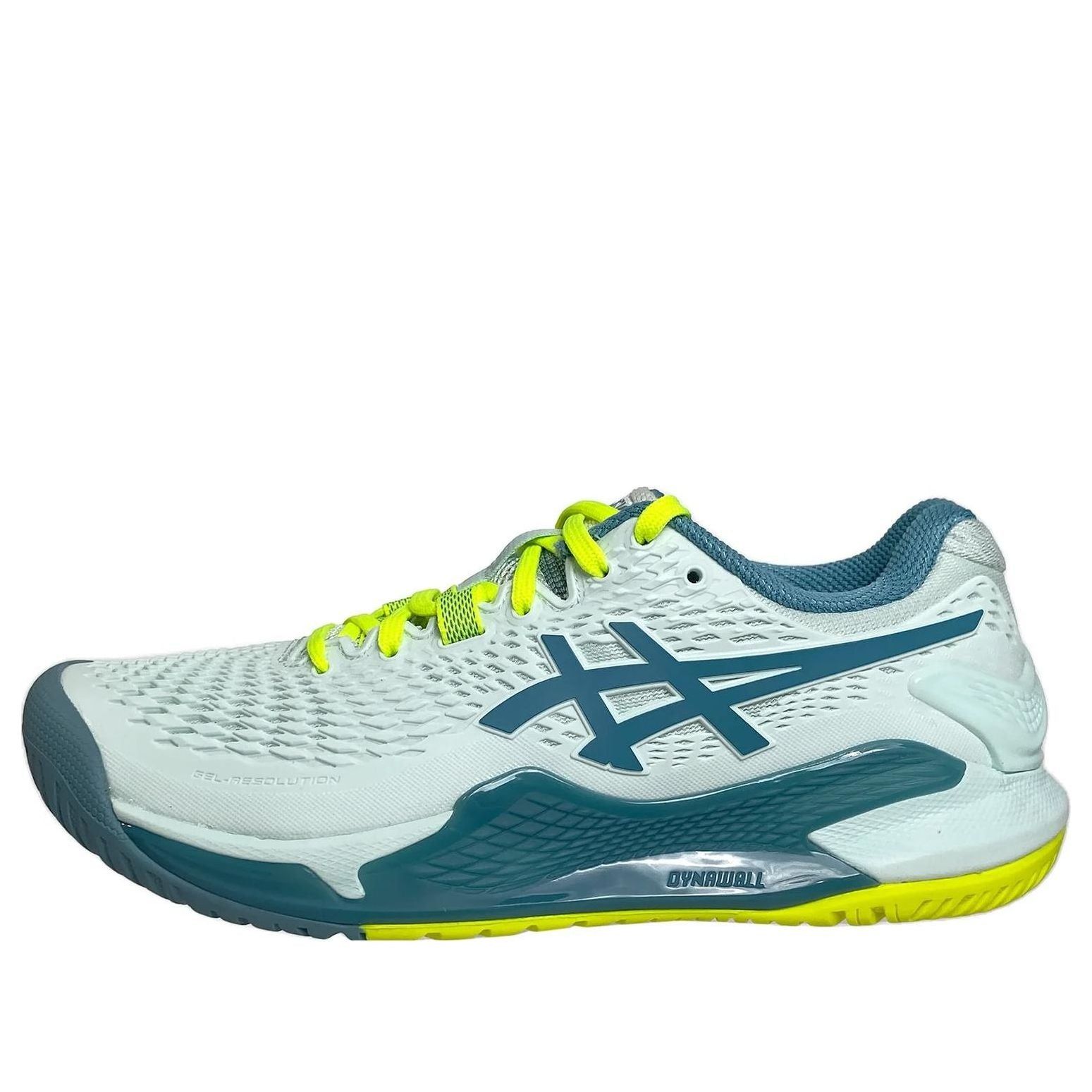 (WMNS) ASICS Gel Resolution 9 Wide 'Soothing Sea Gris Blue' 1042A226-400 sold by KicksCrew