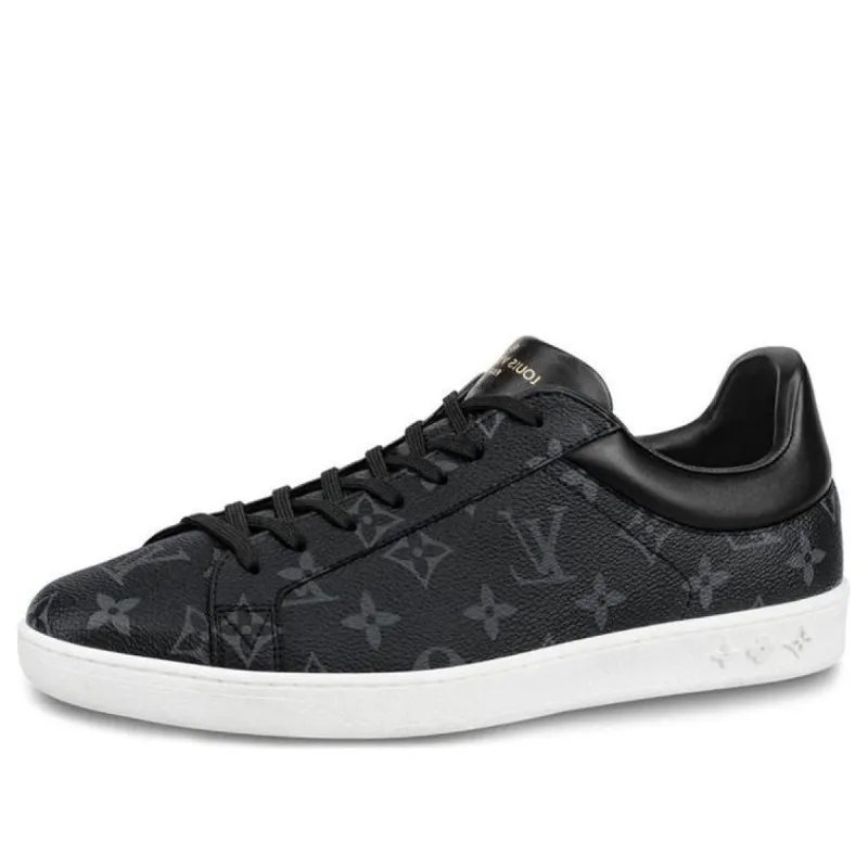 LOUIS VUITTON Luxembourg Sneakers 'Black Logo Monogram' 1A4PAT sold by KicksCrew