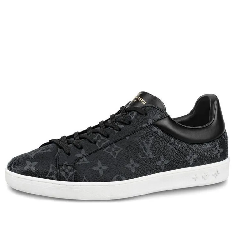 LOUIS VUITTON Luxembourg Sneakers 'Black Logo Monogram' 1A4PAT sold by KicksCrew
