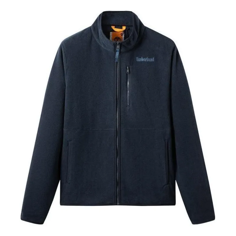 Timberland Fleece Logo Sweatshirt with Pockets 'Navy' A69KN-433 sold by KicksCrew