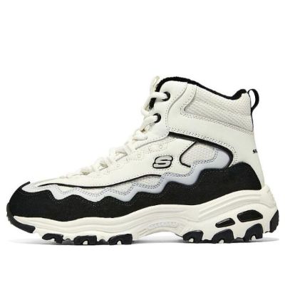 (WMNS) Skechers D'Lites New Lane Sneaker 'White Black Grey' 168026-WGRY sold by KicksCrew