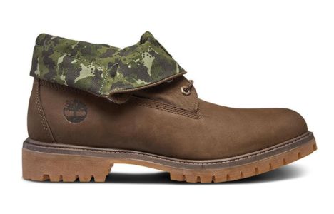 Timberland Roll Top Boots Basic 'Brown Green Camouflage' A21APW sold by KicksCrew