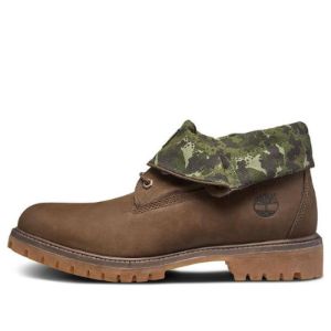 Timberland Roll Top Boots Basic 'Brown Green Camouflage' A21APW sold by KicksCrew