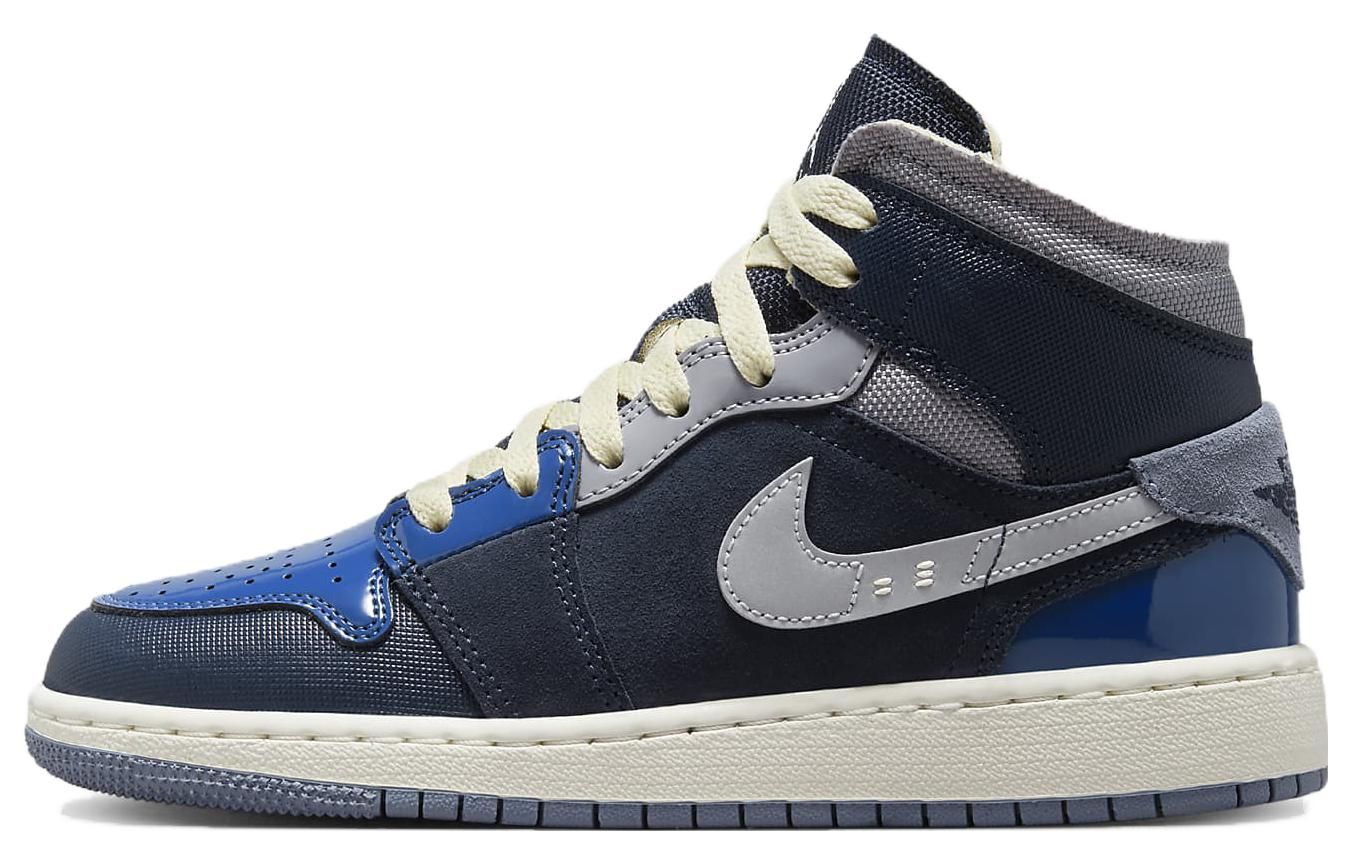 (GS) Air Jordan 1 Mid SE Craft 'Inside Out - Obsidian' DX2193-400 sold by KicksCrew product image thumbnail 2