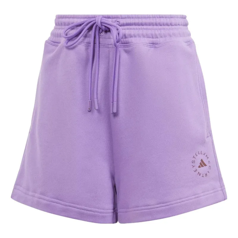 (WMNS) adidas by Stella McCartney TrueCasuals Terry Short 'Purple' IK9094 sold by KicksCrew