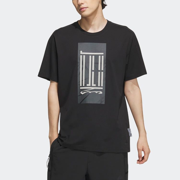 Adidas Wuji Sportswear T-Shirts 'Black' IA8147 sold by KicksCrew product image thumbnail 2