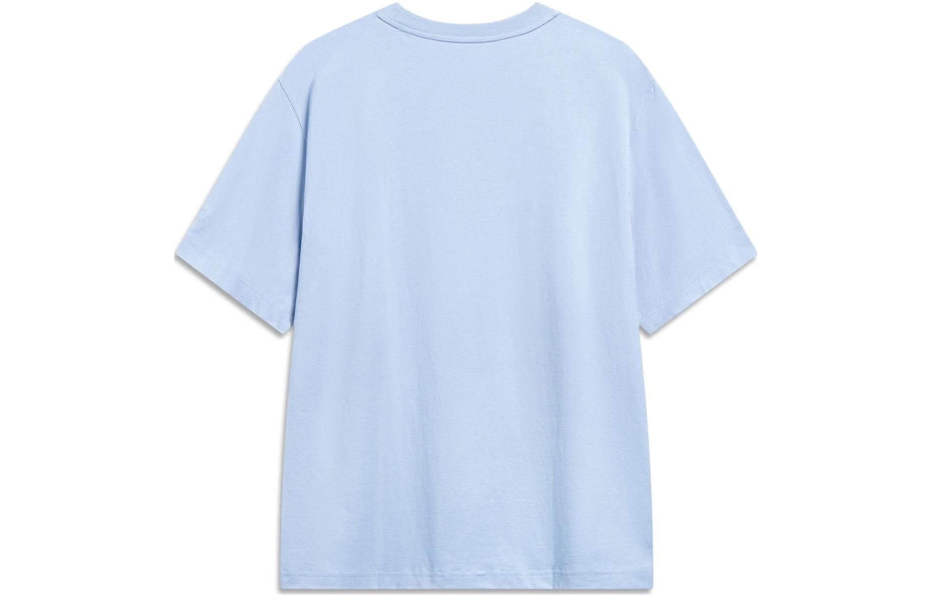Li-Ning Lifestyle T-shirt 'Clear Blue' AHST187-10 sold by KicksCrew product image thumbnail 2