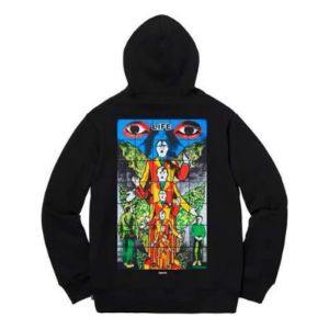 Supreme x Gilbert x George Life Hooded Sweatshirt 'Black Multi-Color' SUP-SS19-537 sold by KicksCrew