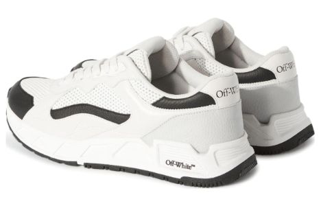 Off-White Runner B 'White Black' OMIA289F23LEA0010110 sold by KicksCrew