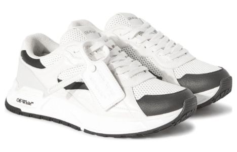Off-White Runner B 'White Black' OMIA289F23LEA0010110 sold by KicksCrew